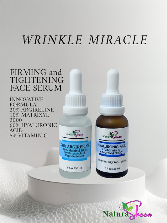 WRINKLE MIRACLE SERUM.Skin Tightening, Firming, Lifting.