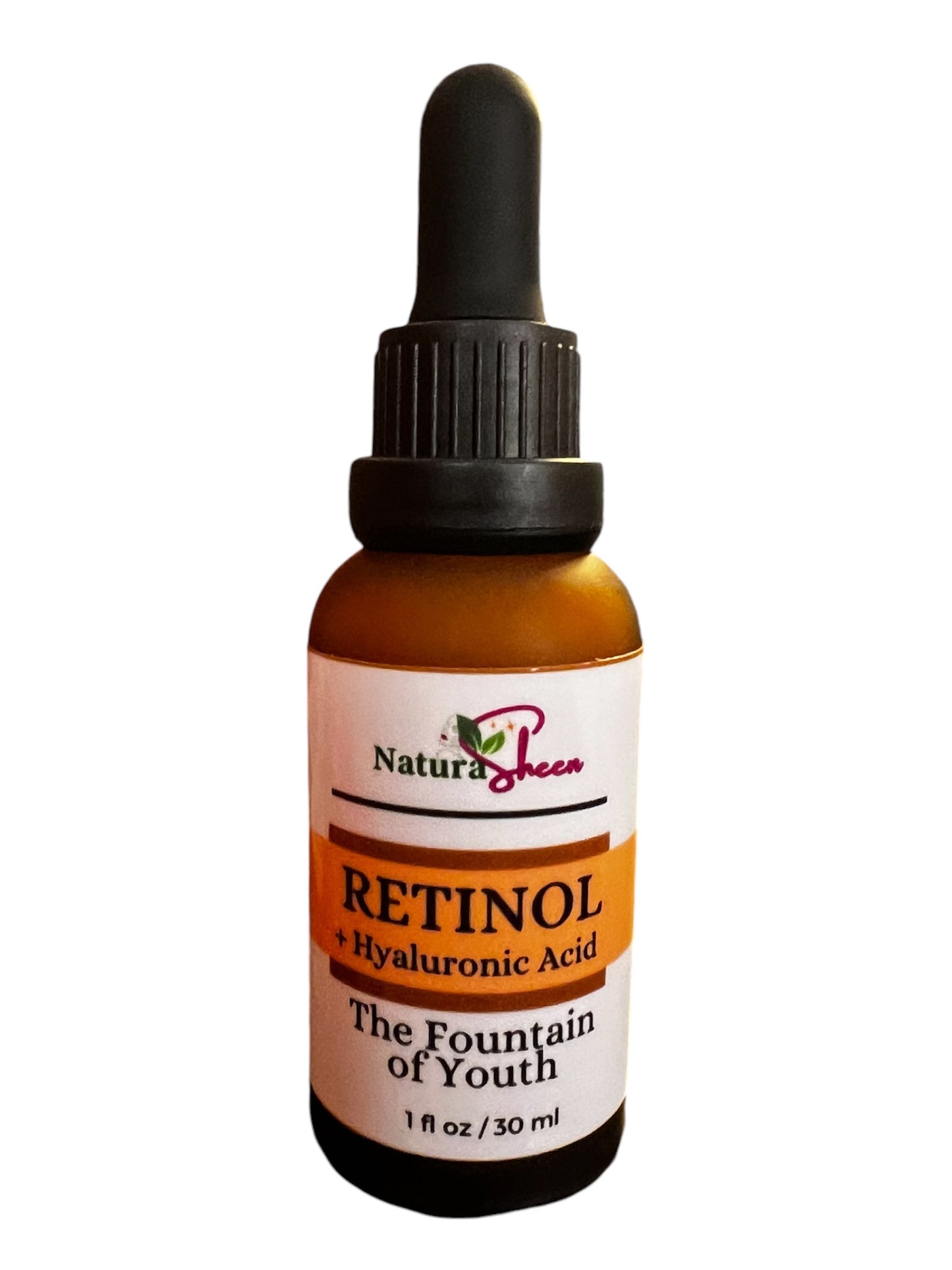1% RETINOL + Hyaluronic Acid “The Fountain of Youth” Serum. Retinol, Hyaluronic Acid, Licorice Extract,