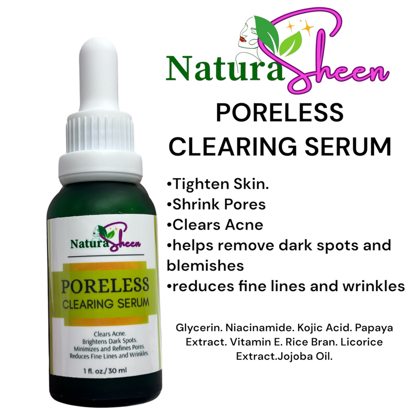 Clear Skin Duo for Acne, Dark Spot, Dull Skin, Large Pores, Fine Lines