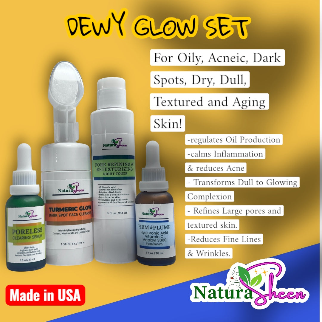 DAILY GLOW ESSENTIALS. NATURASHEEN 3 Step Skin Care - From Dull to Glowing Skin!