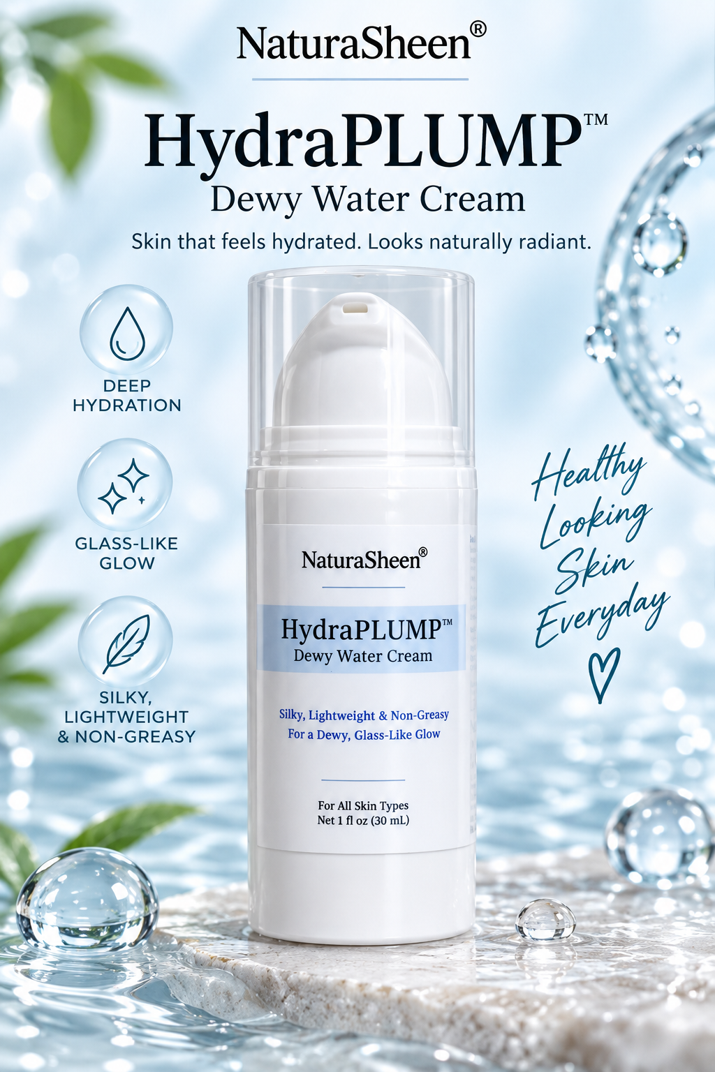 HydraPLUMP™ Dewy Water Cream.