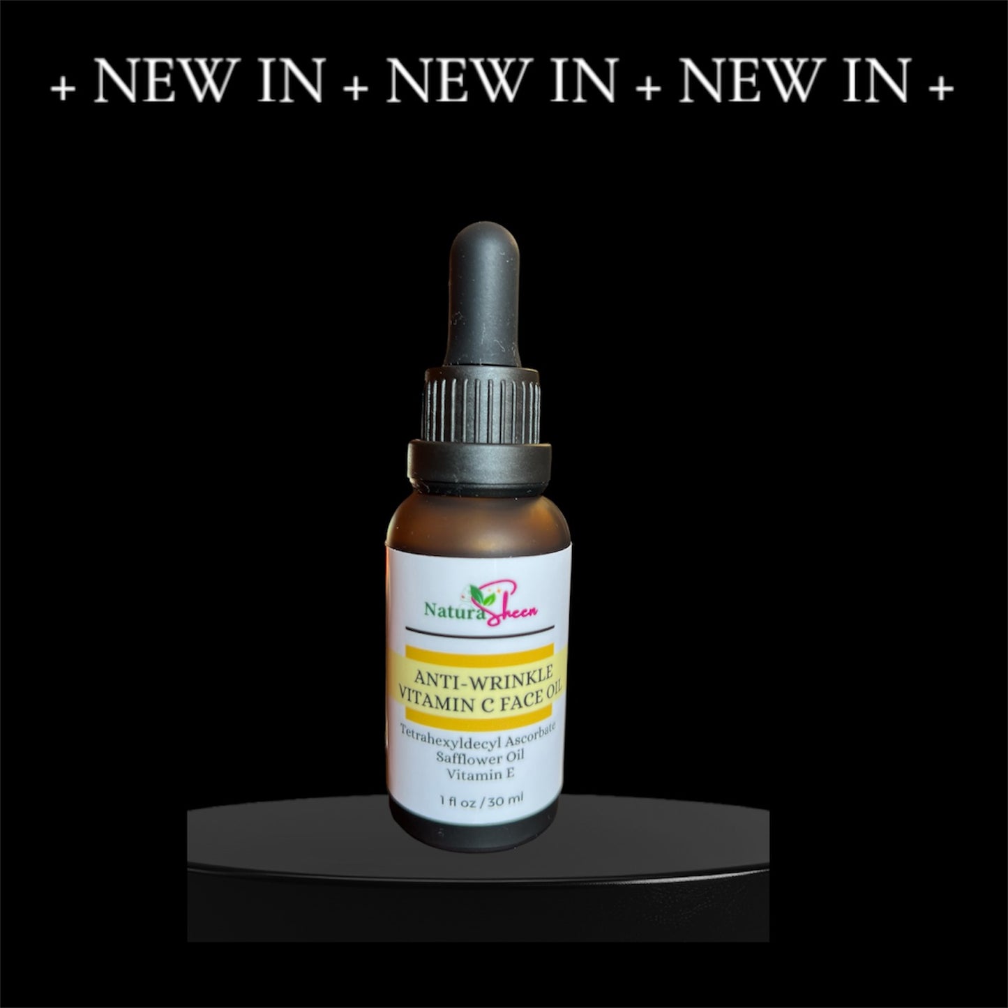 Anti-Wrinkle Vitamin C Face Oil. Tetrahexyldecyl Ascorbate THDA Vitamin C Face Oil with Vitamin E, Safflower Oil, and Licorice Extract. Fragrance Free. No preservatives or artificial dyes. Brightening Radiant Hydrate Moisturize