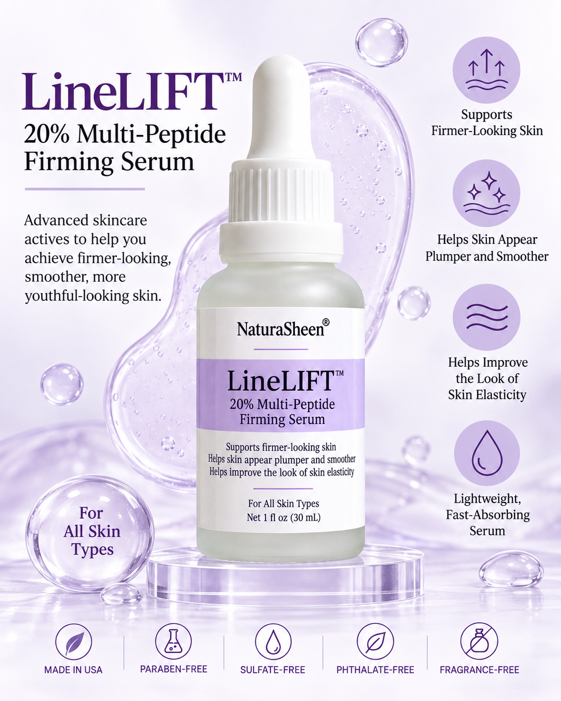 LineLIFT™ 20% Multi-Peptide Firming Serum