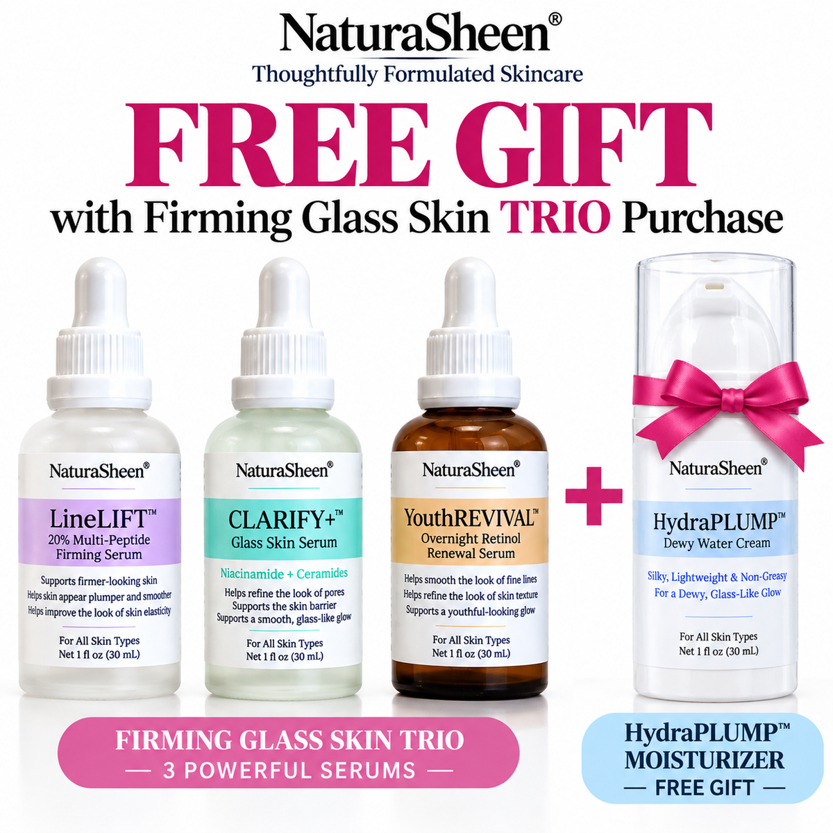 Firming Glass Skin Set — AM + PM Skincare Routine