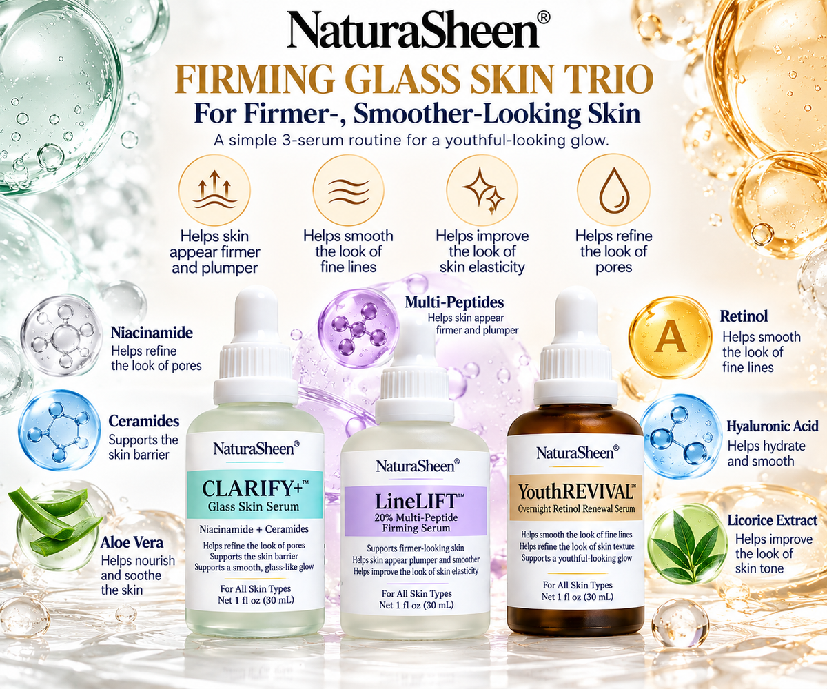 Firming Glass Skin Set — AM + PM Skincare Routine