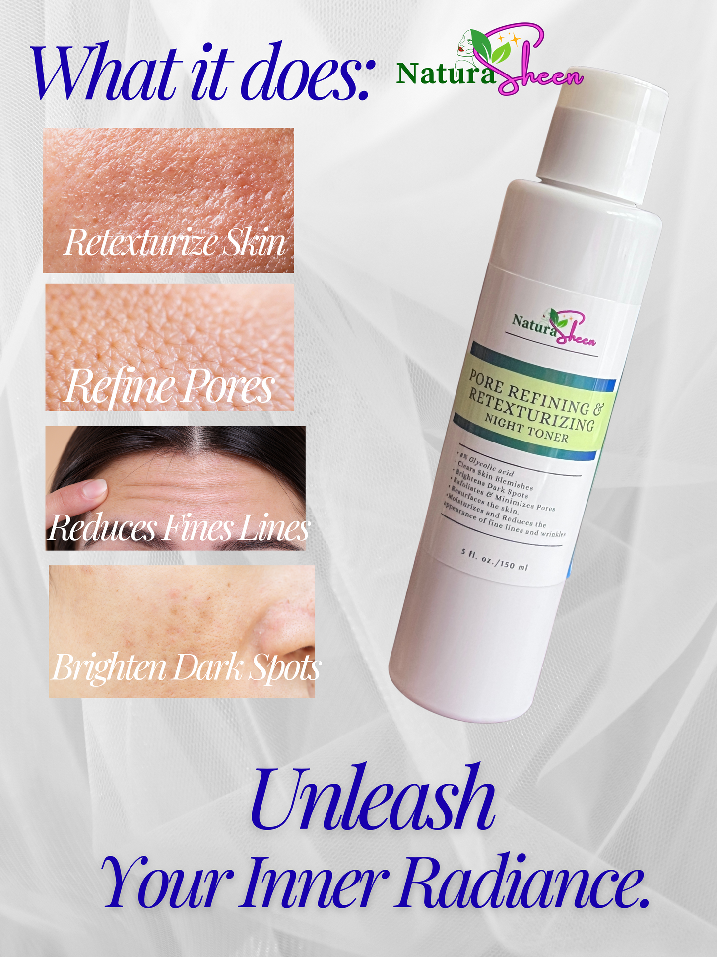 Pore Refining and Retexturing Toner 150ml/5oz Glycolic Acid