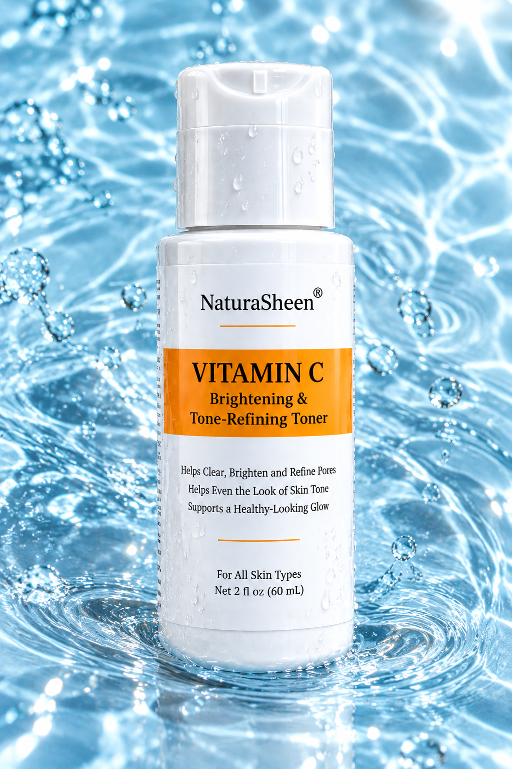NaturaSheen® Vitamin C Brightening & Tone-Refining Toner
