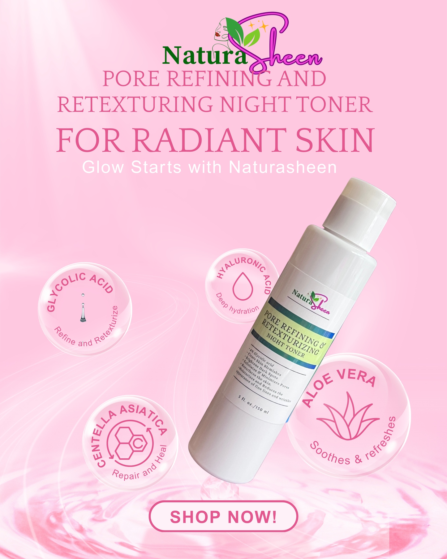 Pore Refining and Retexturing Toner 150ml/5oz Glycolic Acid