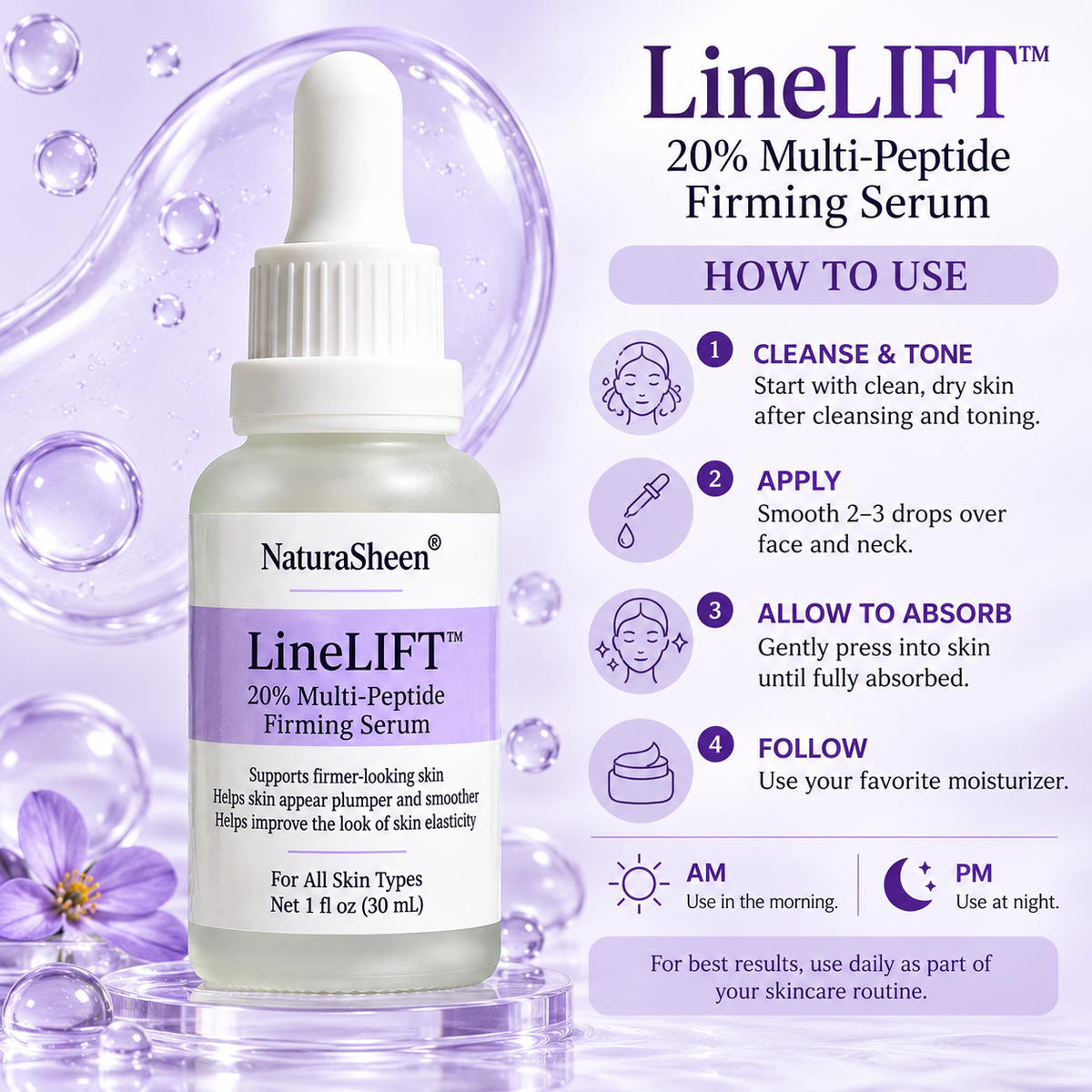 LineLIFT™ 20% Multi-Peptide Firming Serum