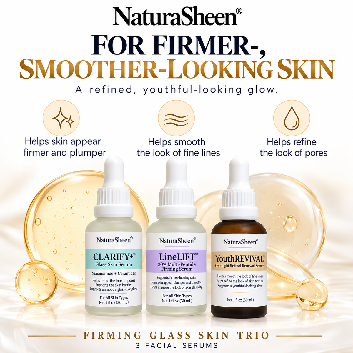 Firming Glass Skin Set — AM + PM Skincare Routine