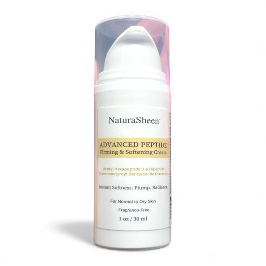 ADVANCED PEPTIDE Firming and Softening Cream 1oz/30ml Acetyl Hexapeptide-1 & Dipeptide Diaminobutyroyl Benzylamide Diacetate