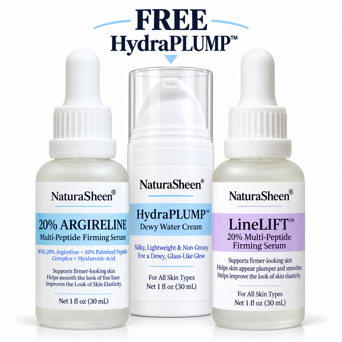 Wrinkle Defiant Peptide Duo + FREE HydraPLUMP™