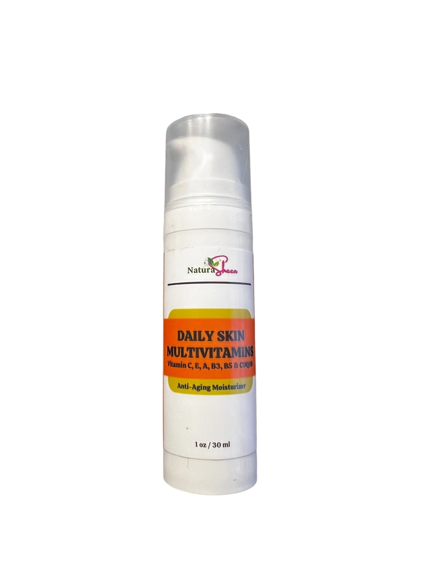 Daily Skin Multivitamins Anti-Aging Moisturizer. VITAMIN C, E, A, B3, B5, COQ10