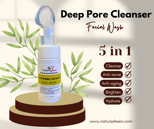 Deep Pore Cleanser with Face Brush 4 oz/ 120ml