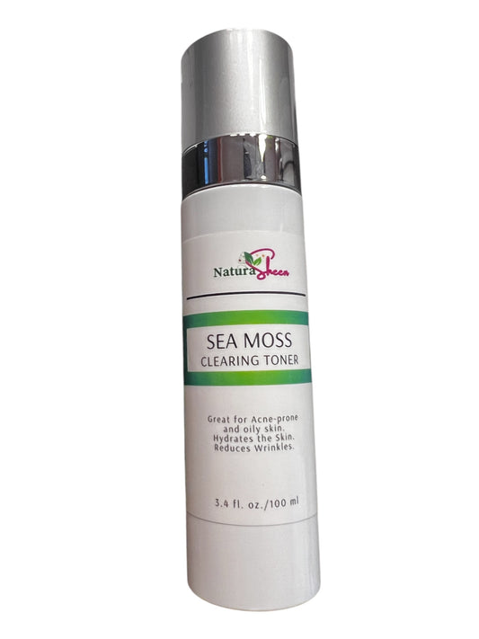 SEA MOSS CLEARING TONER. Good for acne and oily skin. Hydrating.Reduces Wrinkles.