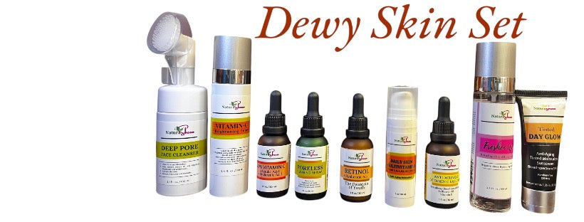 DEWY SKIN COMPLETE SET for Morning and Night Routine