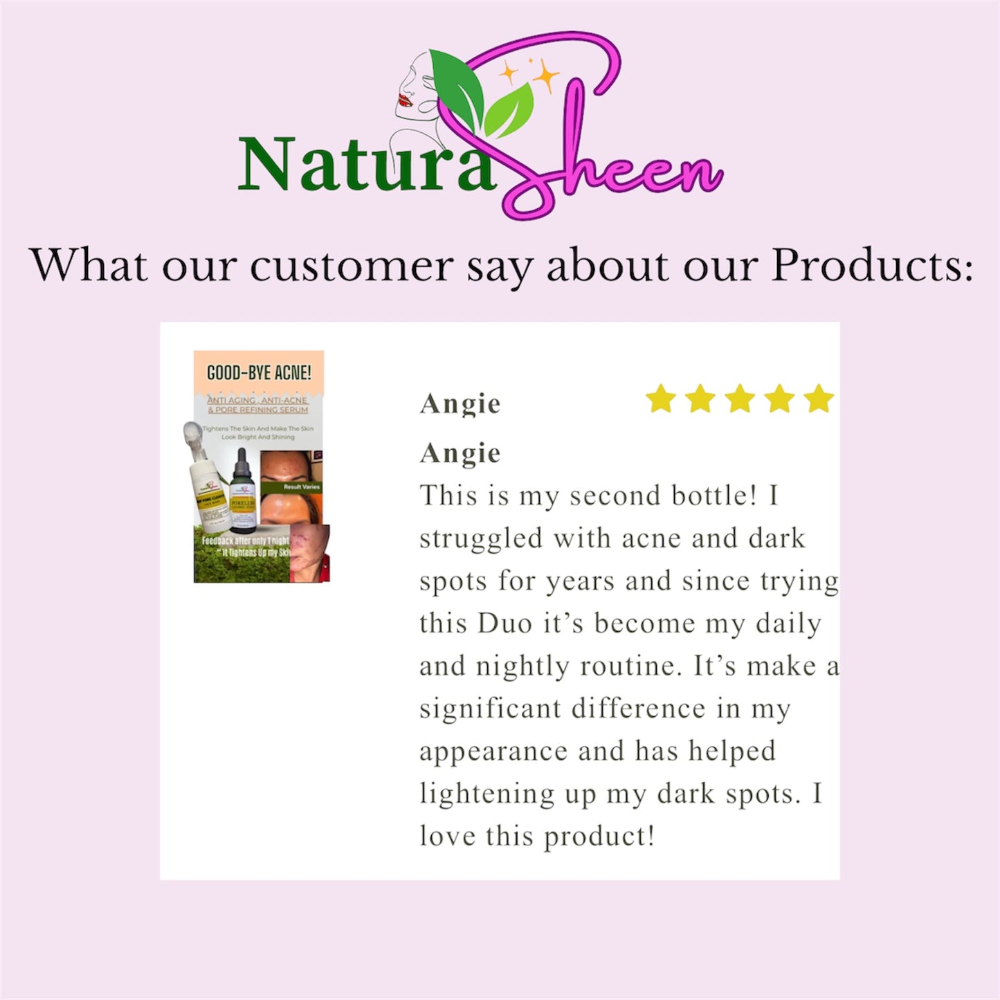 Clear Skin Duo for Acne, Dark Spot, Dull Skin, Large Pores, Fine Lines